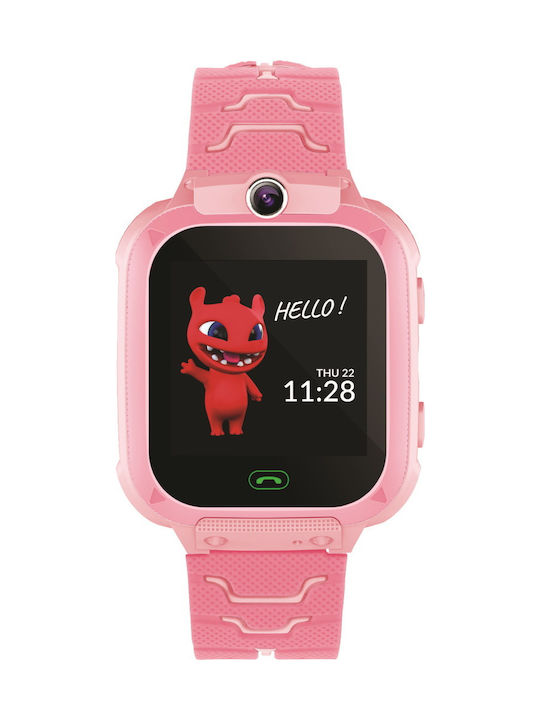 Maxlife Παιδικό Smartwatch με Κάμερα Ροζ