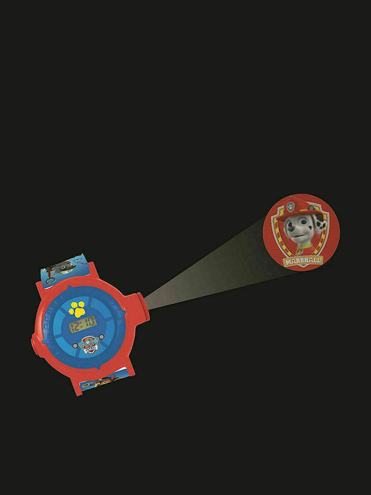Lexibook Kids Digital Watch Paw Patrol with Rubber/Plastic Strap Light Blue