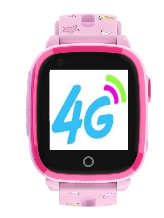 Wonlex Παιδικό Smartwatch 4G με Κάμερα Ροζ