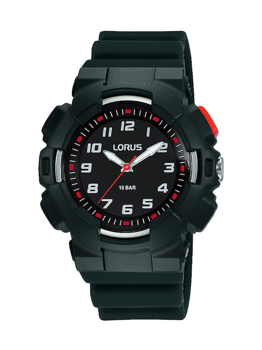 Lorus Παιδικό Ρολόι 38mm Μαύρο