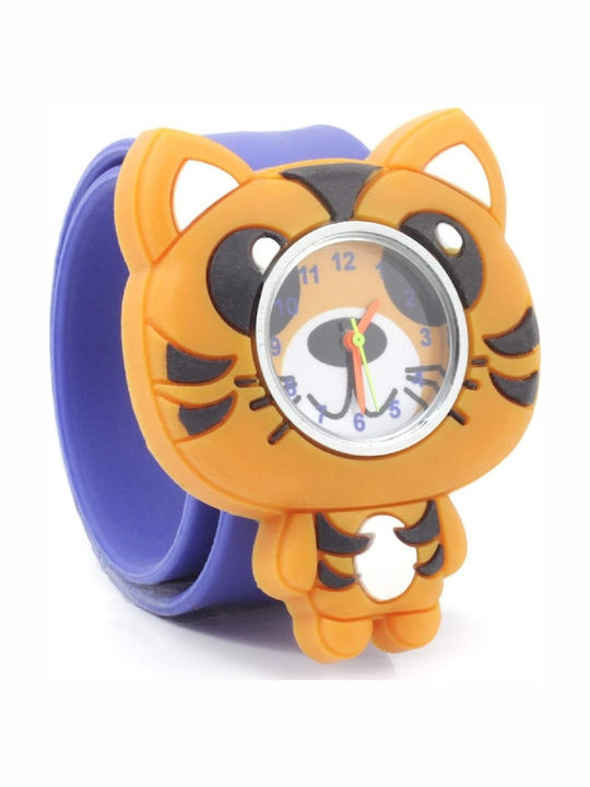 Wacky Watches Παιδικό Αναλογικό Ρολόι Wacky Πορτοκαλί