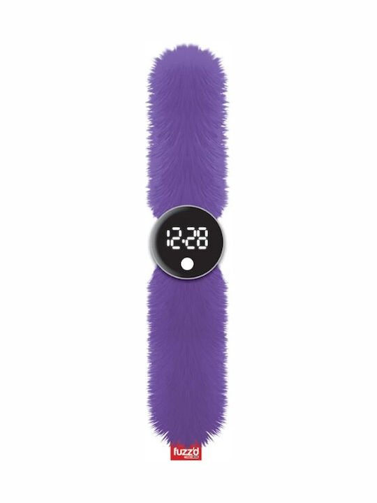 Watchitude Kinder-Digitaluhr mit Kautschuk/Plastikarmband Lila
