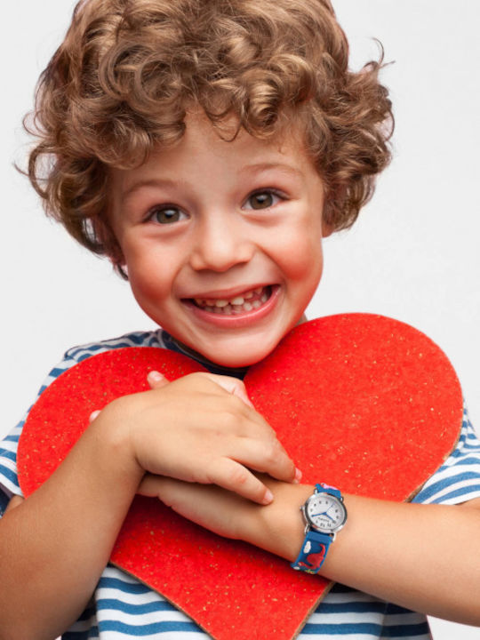 Kikou Kids Analog Watch with Rubber/Plastic Strap Blue