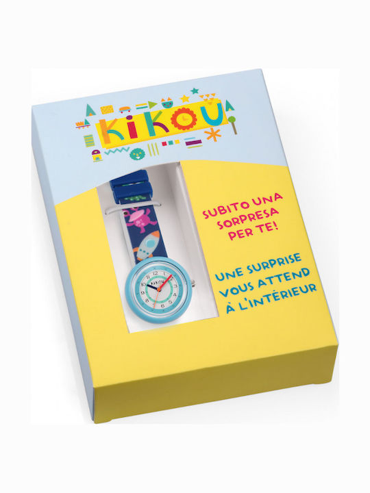 Kikou Kids Analog Watch with Rubber/Plastic Strap Blue