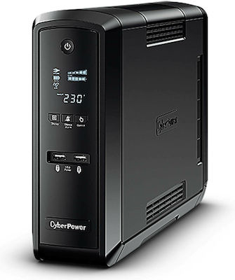 CyberPower CP1500EPFCLCD UPS Line-Interactive 1500VA 900W με 6 Schuko Πρίζες
