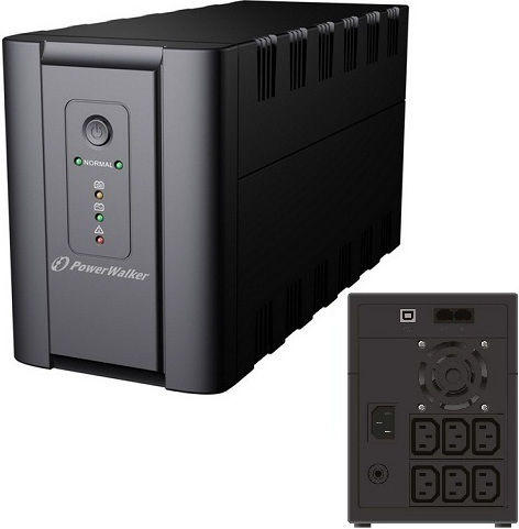 Powerwalker VI 2200 LCD/IEC UPS Line-Interactive 2200VA 1200W with 6 IEC Power Plugs