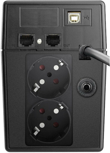 Powerwalker VI 800 SW UPS Line-Interactive 800VA 480W με 2 IEC Πρίζες