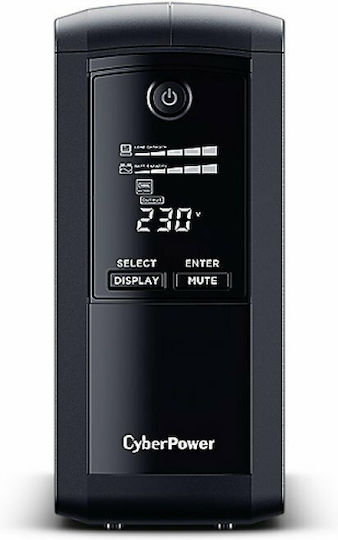 CyberPower VP1600EILCD UPS Line-Interactive 1600VA 960W με 8 IEC Πρίζες