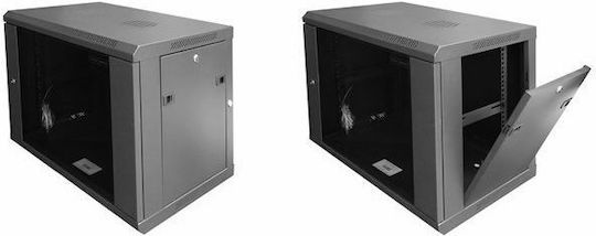 Central Монтиран на стена Рак кабинет 9U 60x45x50см Черен 3000 1 450 09/C