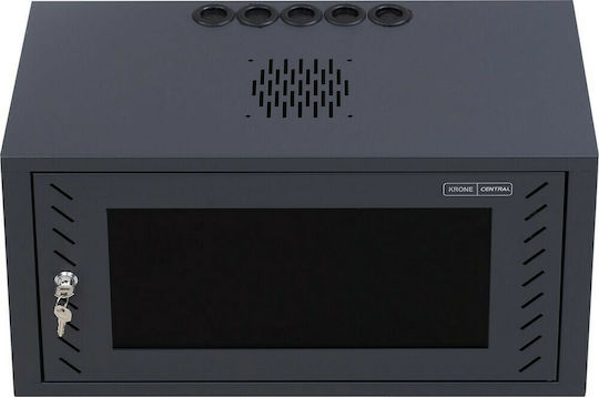 Central Wall Mounted Rack Cabinet 9U 60x30x33.3cm Black 3000 0 300 09/C