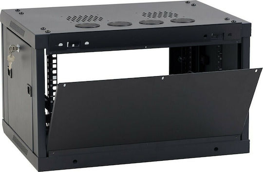 Central Wall Mounted Rack Cabinet 15U 60x45x37cm Black 3000145015/C