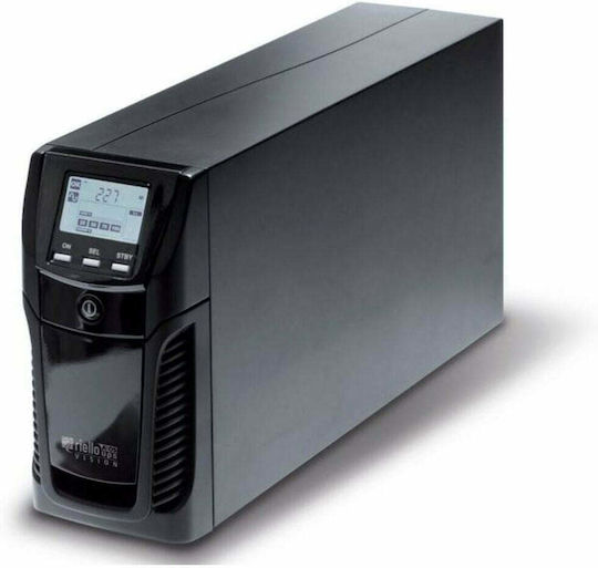 Riello VST 2000 UPS Line-Interactive 2000VA 2000W με 6 IEC Πρίζες