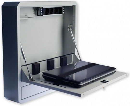 Techly Wall Mounted Rack Cabinet 59.6x12.7x59.6cm Gray ICRLIM01