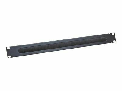 LogiLink Πάνελ Βούρτσας για Rack 19" Μαύρο