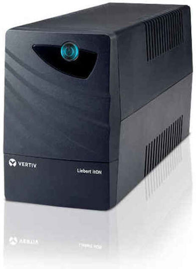 Vertiv Liebert itON UPS Line-Interactive 800VA 480W με 2 Schuko Πρίζες