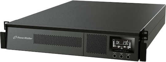 Powerwalker VFI 2000 RMG PF1 UPS On-Line 2000VA 2000W με 8 IEC Πρίζες