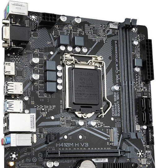 Gigabyte H410M H V3 (rev. 1.0) Motherboard Micro ATX με Intel 1200 Socket GAH41MHV3-00-G