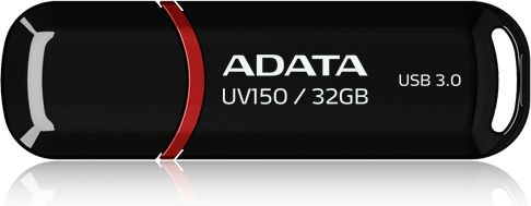 Adata DashDrive UV150 32GB USB 3.0 Stick Μαύρο