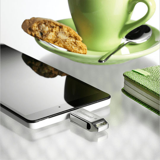 Intenso cMobile Line 32GB USB 3.1 Stick mit Verbindung USB-C & USB-A Silber