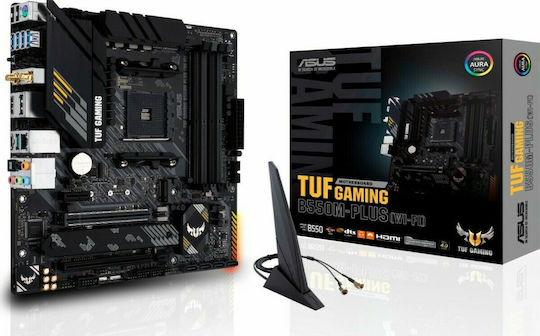 Asus TUF Gaming B550M-Plus (WI-FI) Motherboard Micro ATX με AMD AM4 Socket 90MB1490-M0EAY0