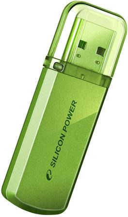 Silicon Power Helios 101 8GB USB 2.0 Stick Πράσινο