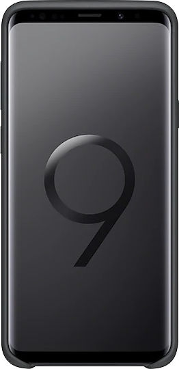Samsung Задна корица Силикон Черен (Galaxy S9+)