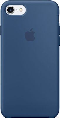 Apple Silicone Case Umschlag Rückseite Silikon Blau (iPhone SE 2022/2020/8/7) MMWW2ZM/A