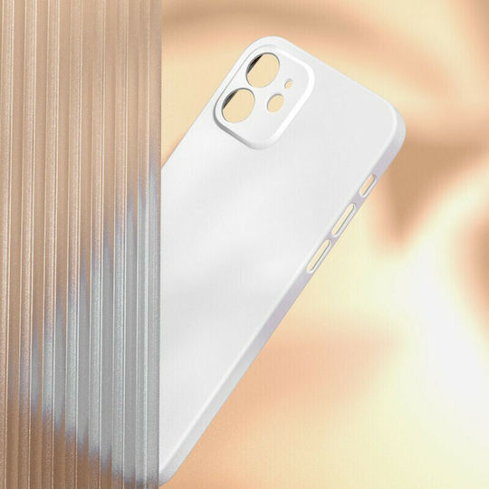 Baseus Liquid Jelly Back Cover Σιλικόνης 1.3mm Λευκό (iPhone 12 Pro)