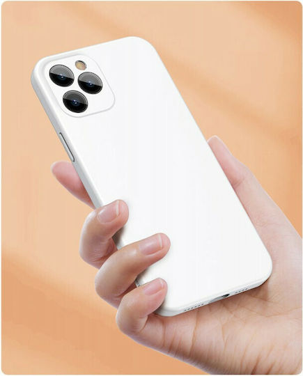 Baseus Liquid Jelly Back Cover Σιλικόνης 1.3mm Λευκό (iPhone 12 Pro)