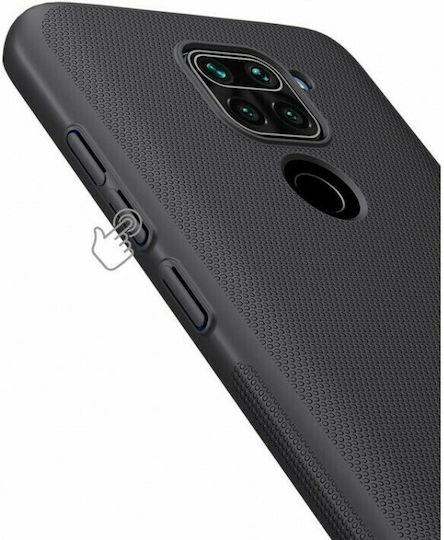 Nillkin Frosted Shield Back Cover Πλαστικό Μαύρο (Redmi Note 9)