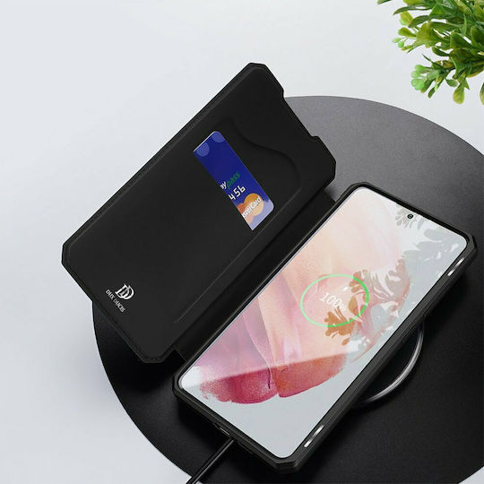 Dux Ducis Skin X Book Δερματίνης Μαύρο (Galaxy S21 5G)