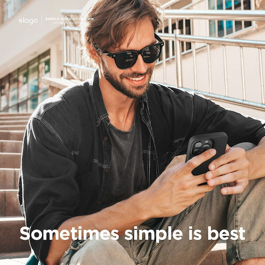 Elago Soft Back Cover Σιλικόνης 0.2mm Μαύρο (iPhone 13 Pro Max)