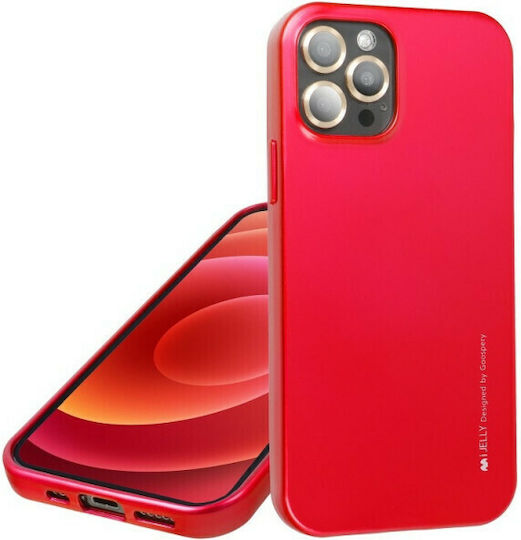 Mercury iJelly Slim Fit Back Cover Σιλικόνης Κόκκινο (iPhone 13 Pro)