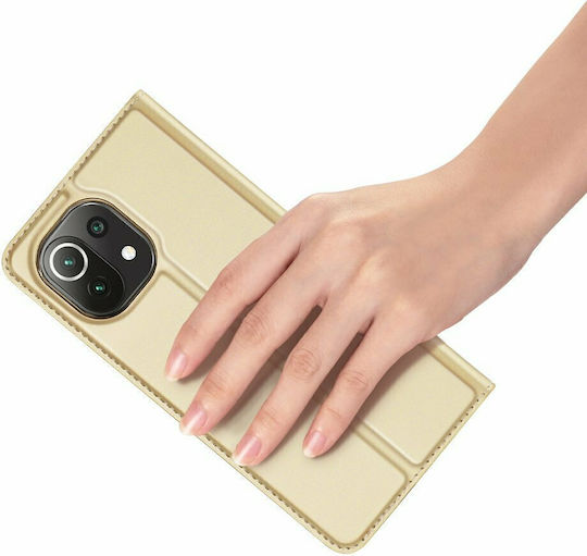 Dux Ducis Skin Pro Book Synthetic Leather Gold (Xiaomi Mi 11 Lite / 11 Lite 5G / 11 Lite 5G NE)