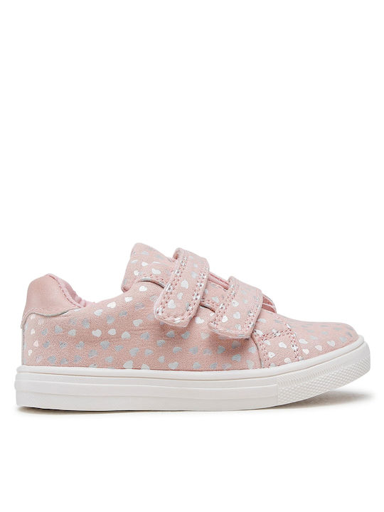 Xti Kinder-Sneaker mit Klettverschluss Rosa