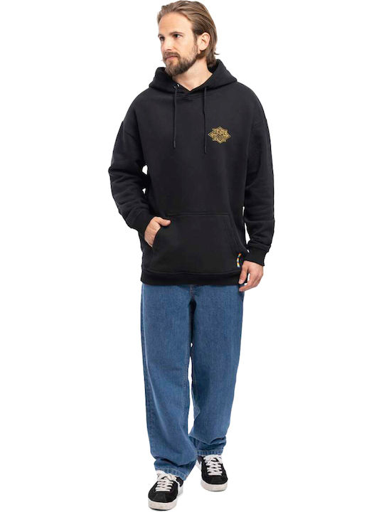 Nappo 01SW3220 Sweatshirt mit Kapuze Schwarz
