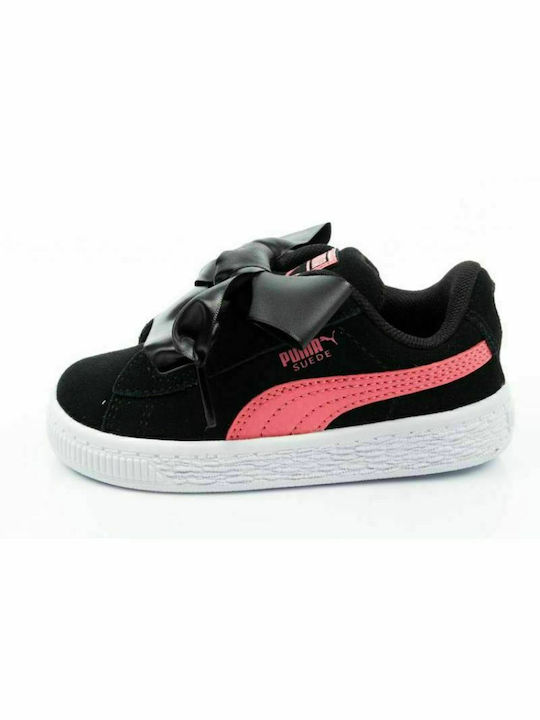 Puma Παιδικό Sneaker Heart Jewel Μαύρο