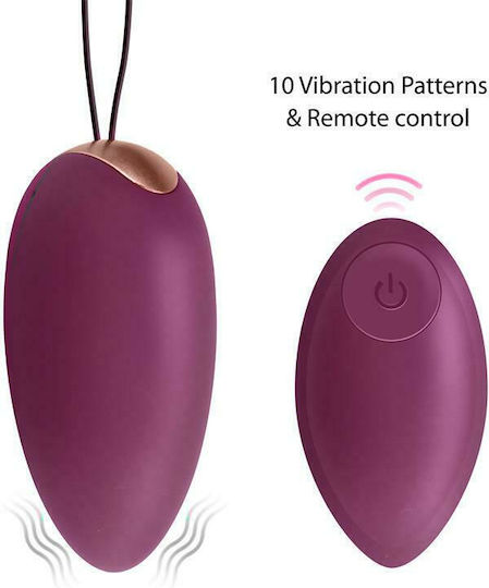 Engily Ross Garland 2.0 Vibrator Ei mit Fernbedienung 7cm Purple / Gold