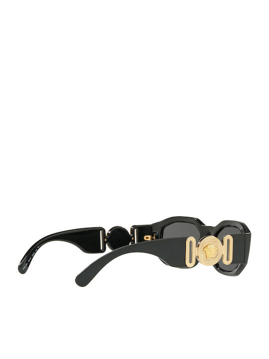 Versace Unisex Sunglasses with Black Plastic Frame and Gray Lens VE4361 GB1/87