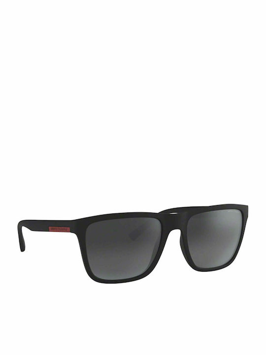 Armani Exchange Мъжки Слънчеви Очила с Черна Пластмасова Рамка и Сиви Стъкла AX4080S 80786G