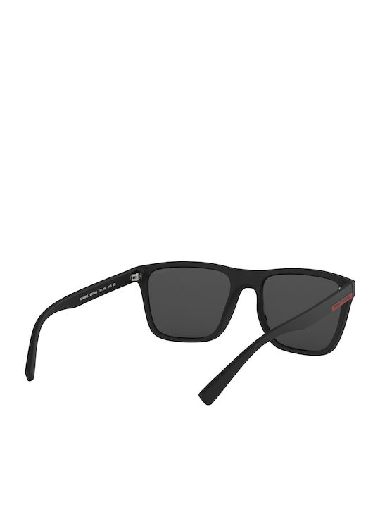 Armani Exchange Мъжки Слънчеви Очила с Черна Пластмасова Рамка и Сиви Стъкла AX4080S 80786G