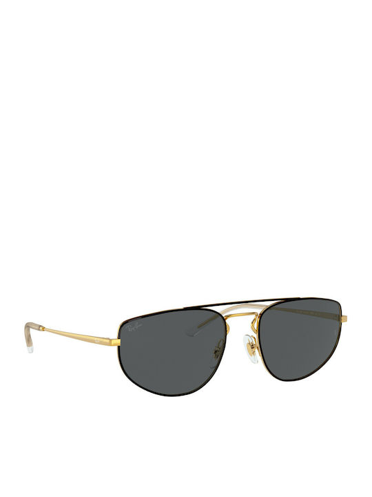 Ray Ban Unisex Γυαλιά Ηλίου με Μαύρο Μεταλλικό Σκελετό και Μαύρο Φακό RB3668 905487
