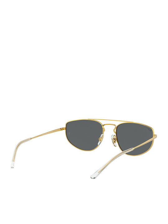 Ray Ban Unisex Γυαλιά Ηλίου με Μαύρο Μεταλλικό Σκελετό και Μαύρο Φακό RB3668 905487