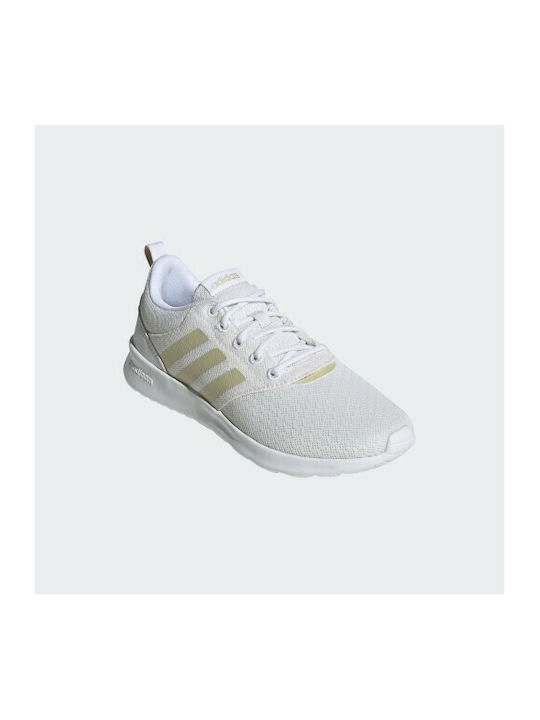 QT Racer 2.0 Damen Sportschuhe Laufen Cloud White / Sandy Beige Met / Sandy Beige