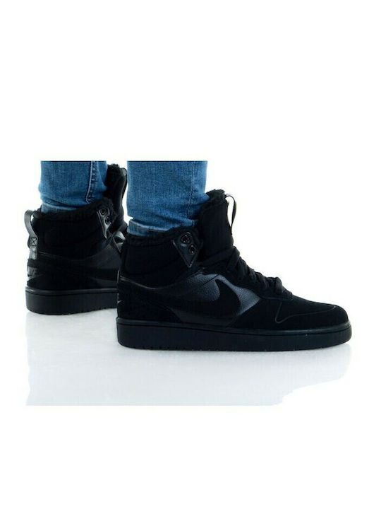 Court Borough Mid 2 Kinder Sneakers Hoch Schwarz