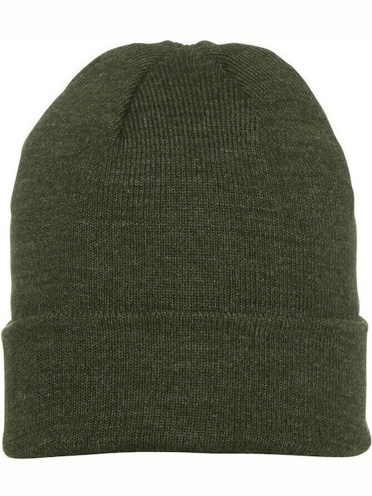 Beanie Beanie Knitted in Khaki color