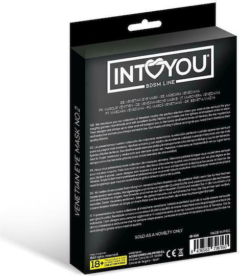 IntoYou BDSM Line Fellicia BDSM Маска Венецианска маска за очи № 2 в Черен Цвят