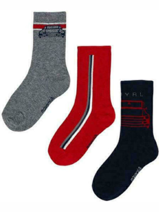 Mayoral Boys 3 Pack Knee-High Socks Gray