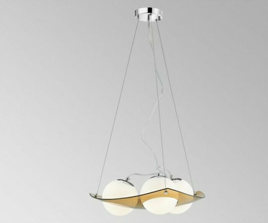 Luma 105-02708-07 Κρεμαστό Φωτιστικό Μελί 50εκ.