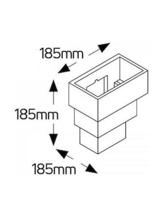 Geyer Осветително тяло За стена Бял 18.5x18.5см.